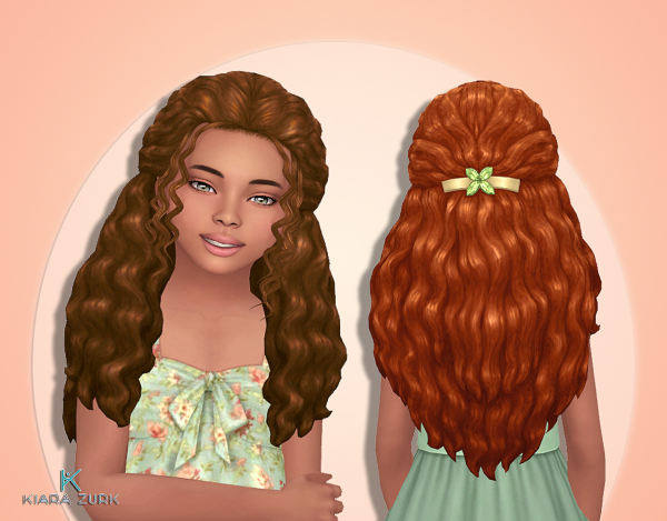 Maxis Match Carrie Hairstyle for Girls by simsfinds - The Sims 4 Custom Content
