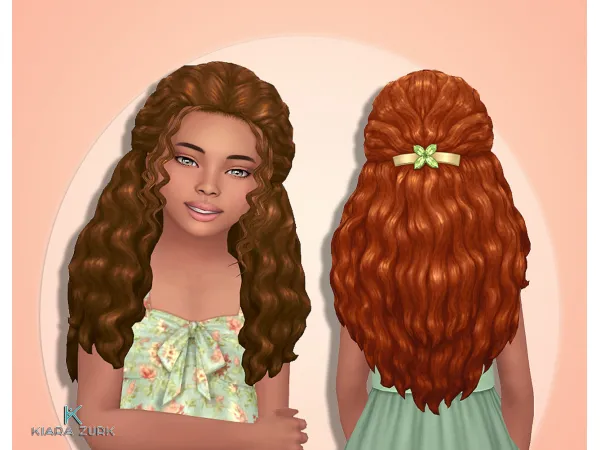 Maxis Match Carrie Hairstyle for Girls - The Sims 4 Custom Content