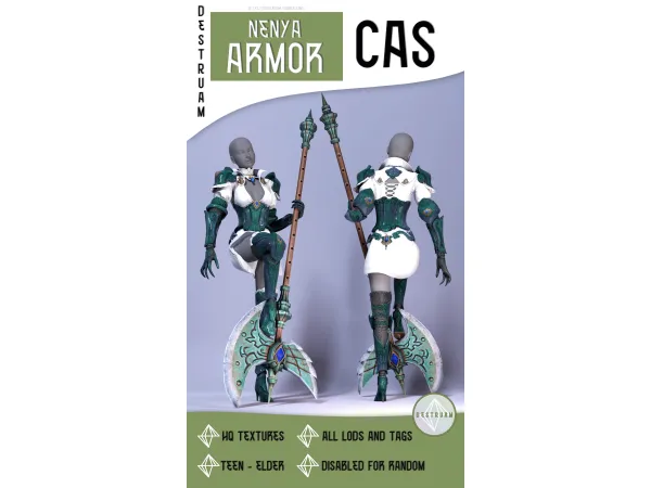 Alpha Nenya Armor - The Sims 4 Custom Content