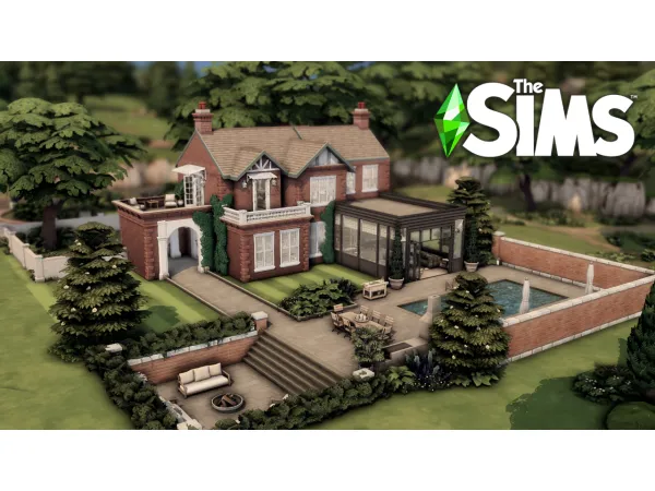 Maxis Match Edwardian Family house by bojanasims - The Sims 4 Custom Content