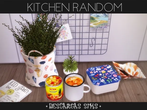 Alpha Kitchen Random - The Sims 4 Custom Content