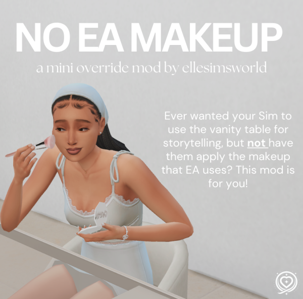 Mix NO EA MAKEUP A MINI OVERRIDE by simsfinds - The Sims 4 Custom Content