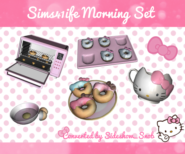 [ ] Sims41ife morning set by simsfinds - The Sims 3 Custom Content