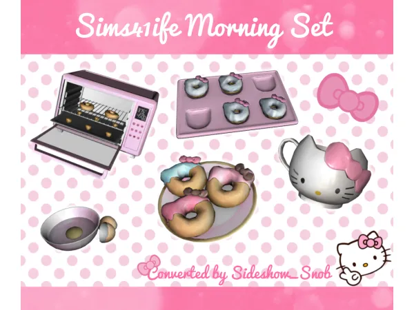 [ ] Sims41ife morning set - The Sims 3 Custom Content