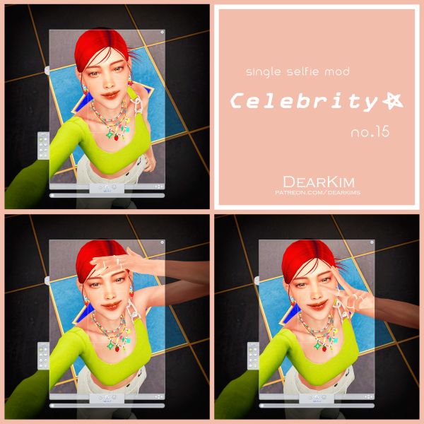 Mix [SingleSelfie] Celebrity 15 by simsfinds - The Sims 4 Custom Content