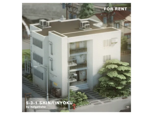 Maxis Match 5 3 1 Shinrinyoku (For Rent) by helgatisha - The Sims 4 Custom Content