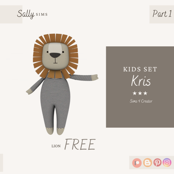 Mix Kris Lion by sally4sims - The Sims 4 Custom Content