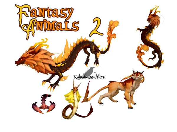 Fantasy animals 2 by natalia_auditore