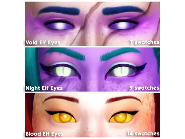 Mix Elf Eyes - The Sims 4 Custom Content