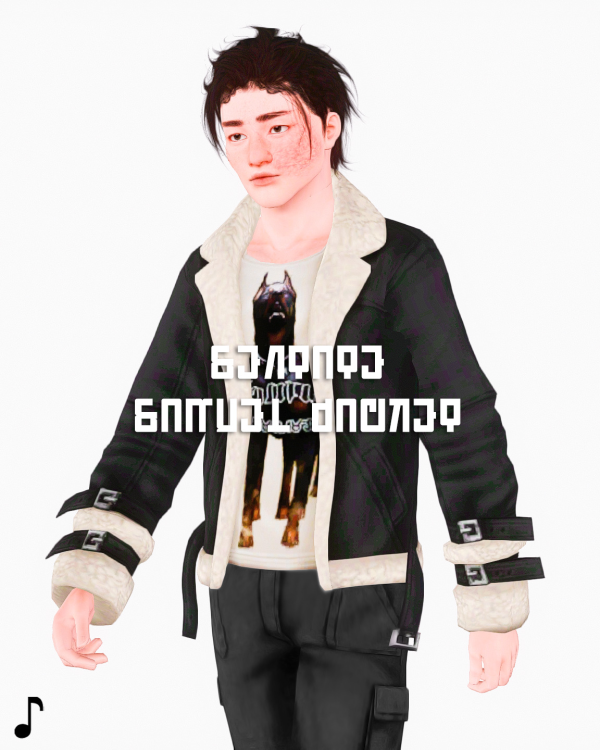 Samuel Aviator Jacket Conversion by simsfinds - The Sims 3 Custom Content