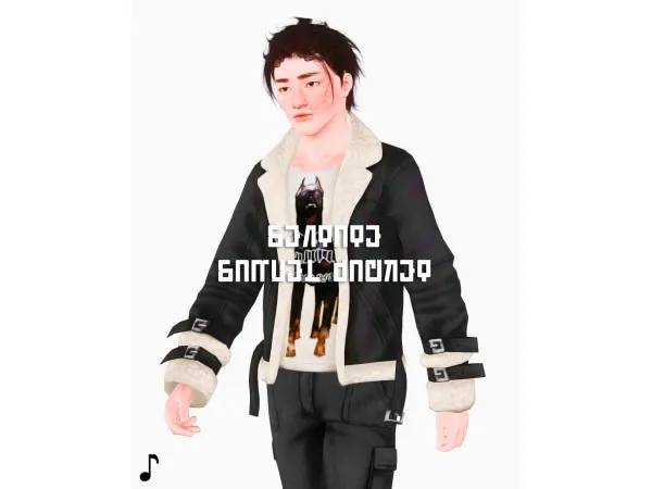 Samuel Aviator Jacket Conversion - The Sims 3 Custom Content