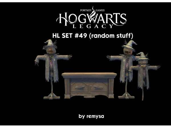 Alpha ogwarts Legacy conversions set49 by remysa - The Sims 4 Custom Content