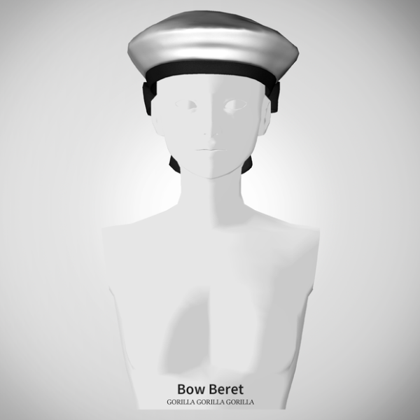 Alpha Bow Beret by simsfinds - The Sims 4 Custom Content