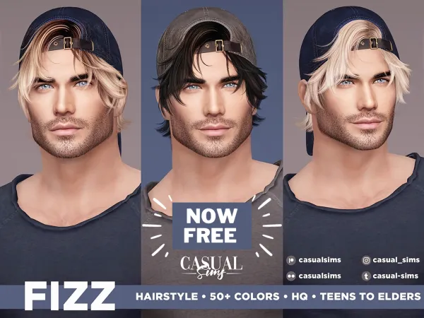 Alpha FIZZ HAIRSTYLE NOW AT CURSEFORGE by simsfinds - The Sims 4 Custom Content