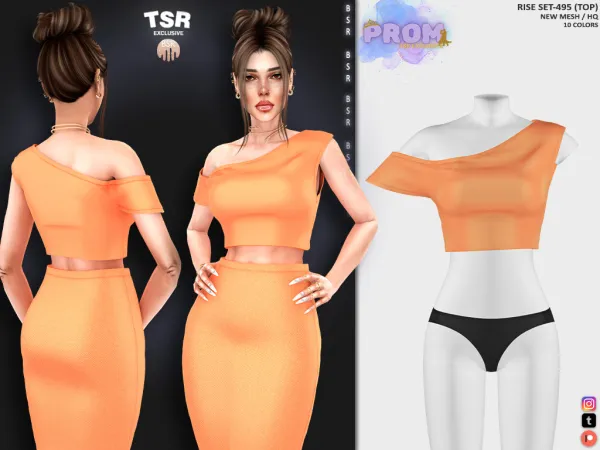 Alpha RISE SET 495 BD1295 BD1296 - The Sims 4 Custom Content