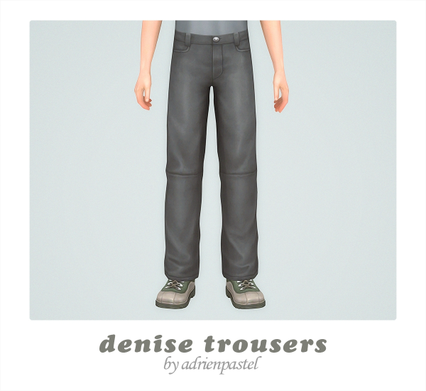 Maxis Match Denise Trousers by simsfinds - The Sims 4 Custom Content