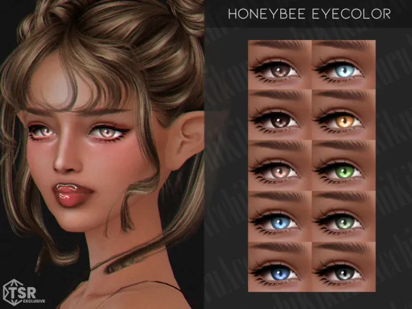 Alpha Honeybee Eyecolor - The Sims 4 Custom Content