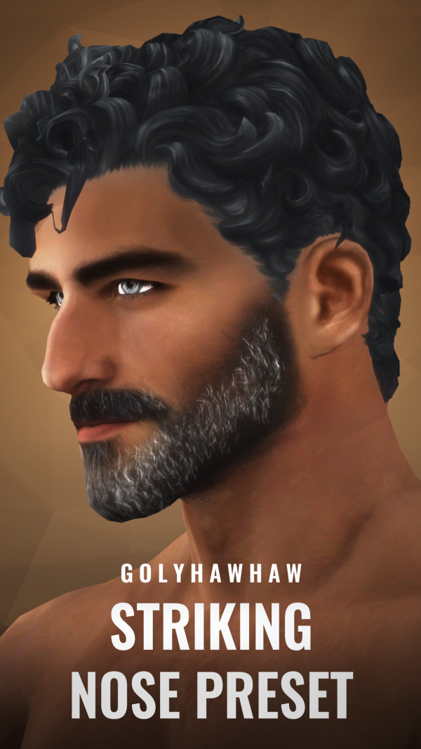 Mix Striking Nose Preset by simsfinds - The Sims 4 Custom Content