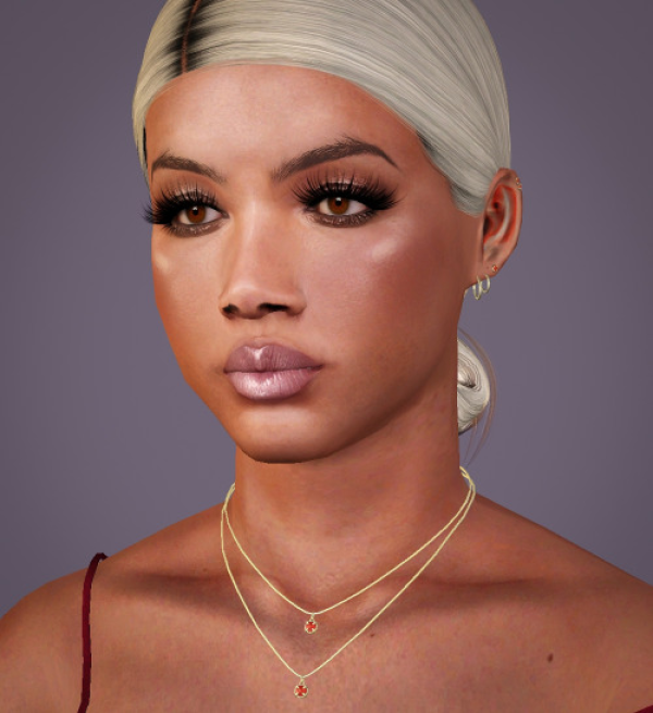 Christopher067 Docile Earrings Necklace by simsfinds - The Sims 3 Custom Content