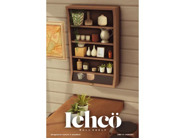 Maxis Match shelf - The Sims 4 Custom Content