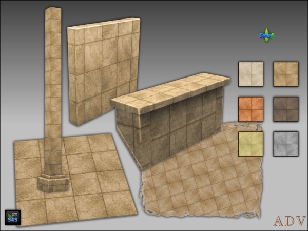 Mix Build set by artedellavita_mabra - The Sims 4 Custom Content
