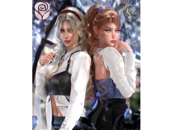 Mix [ROSELIPA] x CRYSTAL Truth or Dare by roselipa - The Sims 4 Custom Content