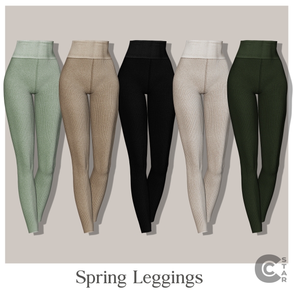 Alpha Spring Leggings cool_content_star by cool_content_star - The Sims 4 Custom Content