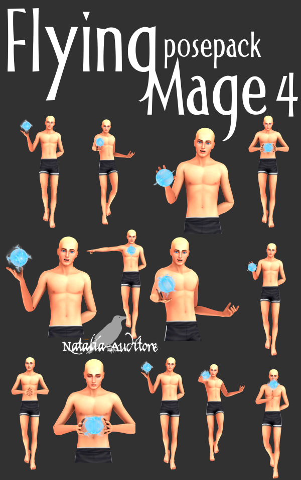 Mix Flying mage 4 by simsfinds - The Sims 4 Custom Content