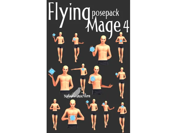 Mix Flying mage 4 by natalia_auditore - The Sims 4 Custom Content