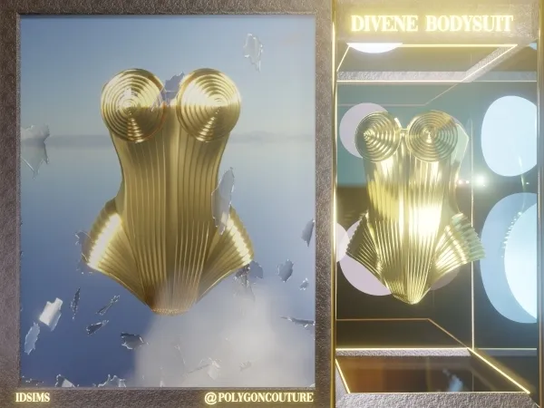 Alpha Divene Bodysuit - The Sims 4 Custom Content