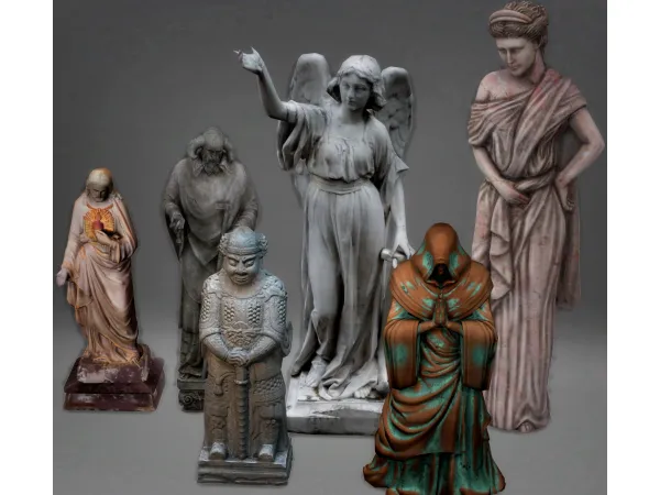 Alpha CLUTTER statues Jennisims by Jennifer - The Sims 4 Custom Content