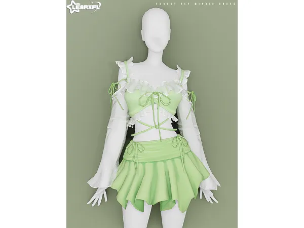 Forest Elf - Minnie Dress [5/5 Items] by Learxfl
