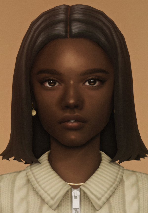 Maxis Match india hair by simsfinds - The Sims 4 Custom Content