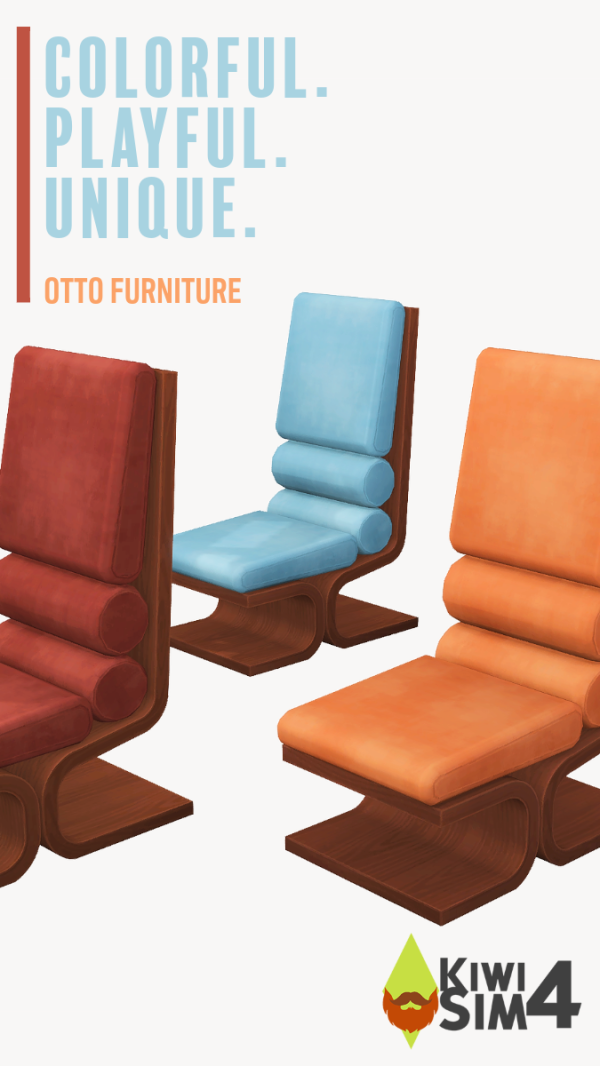 Maxis Match OTTO Armchair by simsfinds - The Sims 4 Custom Content
