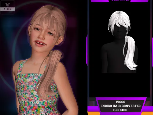 VICCS_INDIGO HAIR CONVERTED TO KIDS
