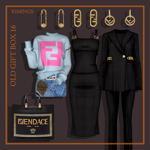 Alpha [RIMINGS] OLD GIFT BOX 16 by simsfinds - The Sims 4 Custom Content
