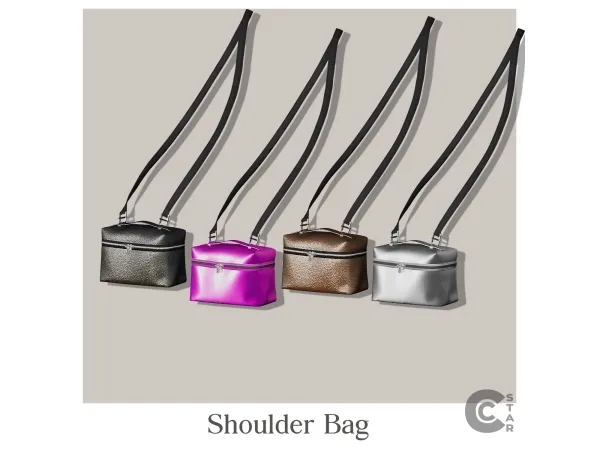 Alpha Shoulder Bag cool_content_star - The Sims 4 Custom Content