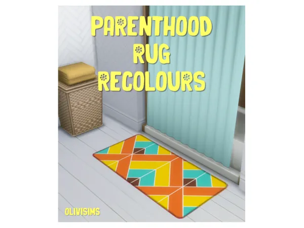 Parenthood Rug Recolours 🌺 by olivisims