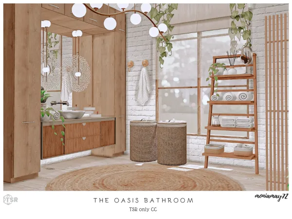 Alpha Bathroom - The Sims 4 Custom Content