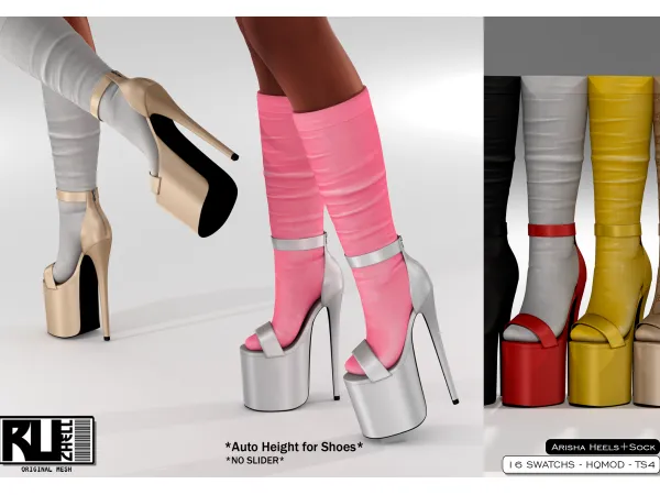 Alpha arisha heels - The Sims 4 Custom Content