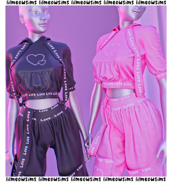 Alpha Lover Top by simsfinds - The Sims 4 Custom Content