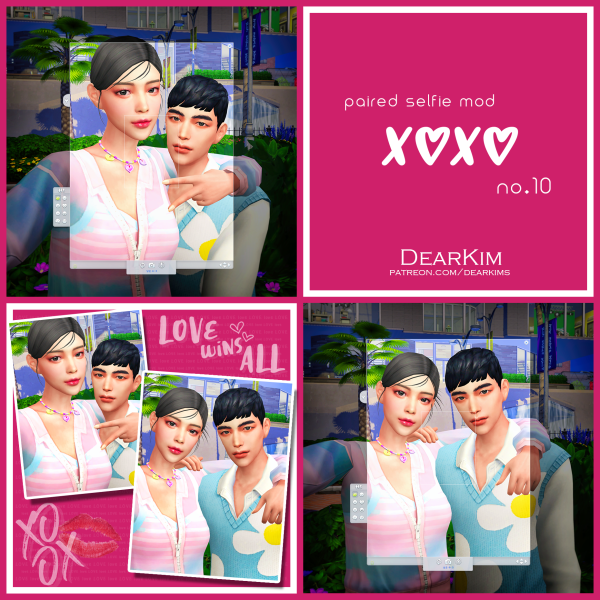 Mix [PairedSelfie] XX 10 by simsfinds - The Sims 4 Custom Content