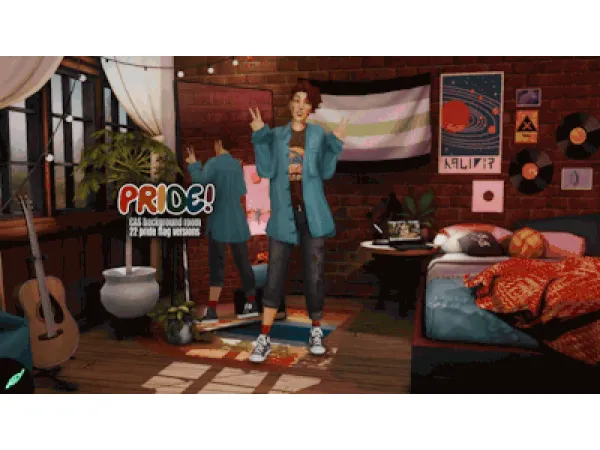 ~PRIDE! CAS background room~ (with mirror!)