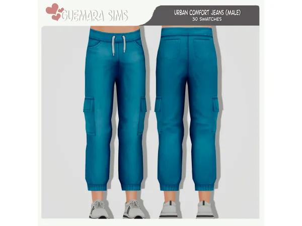 Maxis Match Urban Comfort Jeans (Public now) by guemarasims - The Sims 4 Custom Content