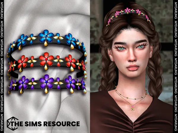 Alpha headband - The Sims 4 Custom Content