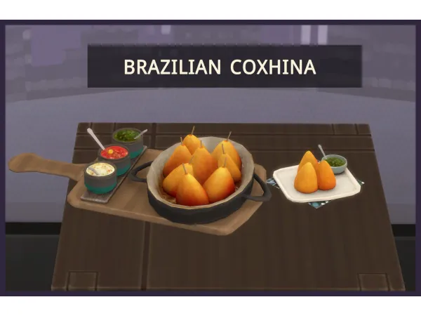 Maxis Match Brazilian Coxinha by icemunmun - The Sims 4 Custom Content
