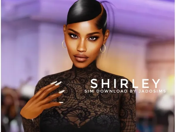 Alpha Shirley (Sim Download) - The Sims 4 Custom Content