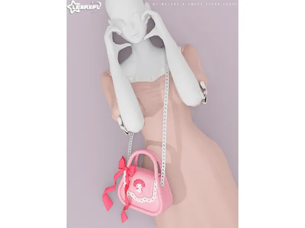 Alpha My Melody Sweet Piano Purse [417 Items] by Learxfl - The Sims 4 Custom Content