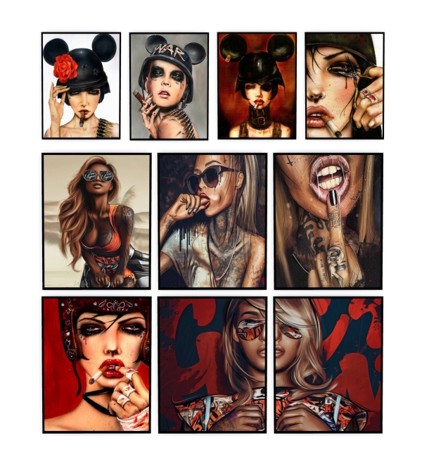 Alpha Posters by fusionstylesims4 - The Sims 4 Custom Content