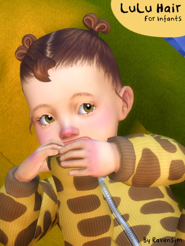 Maxis Match LuLu Hair by simsfinds - The Sims 4 Custom Content